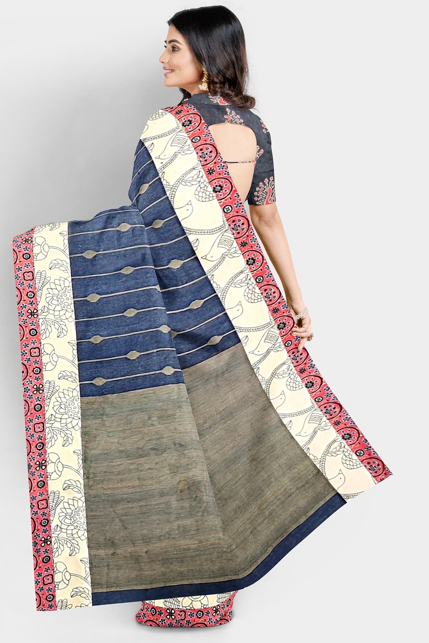 Vastra Bhandar Cotton Silk Saree