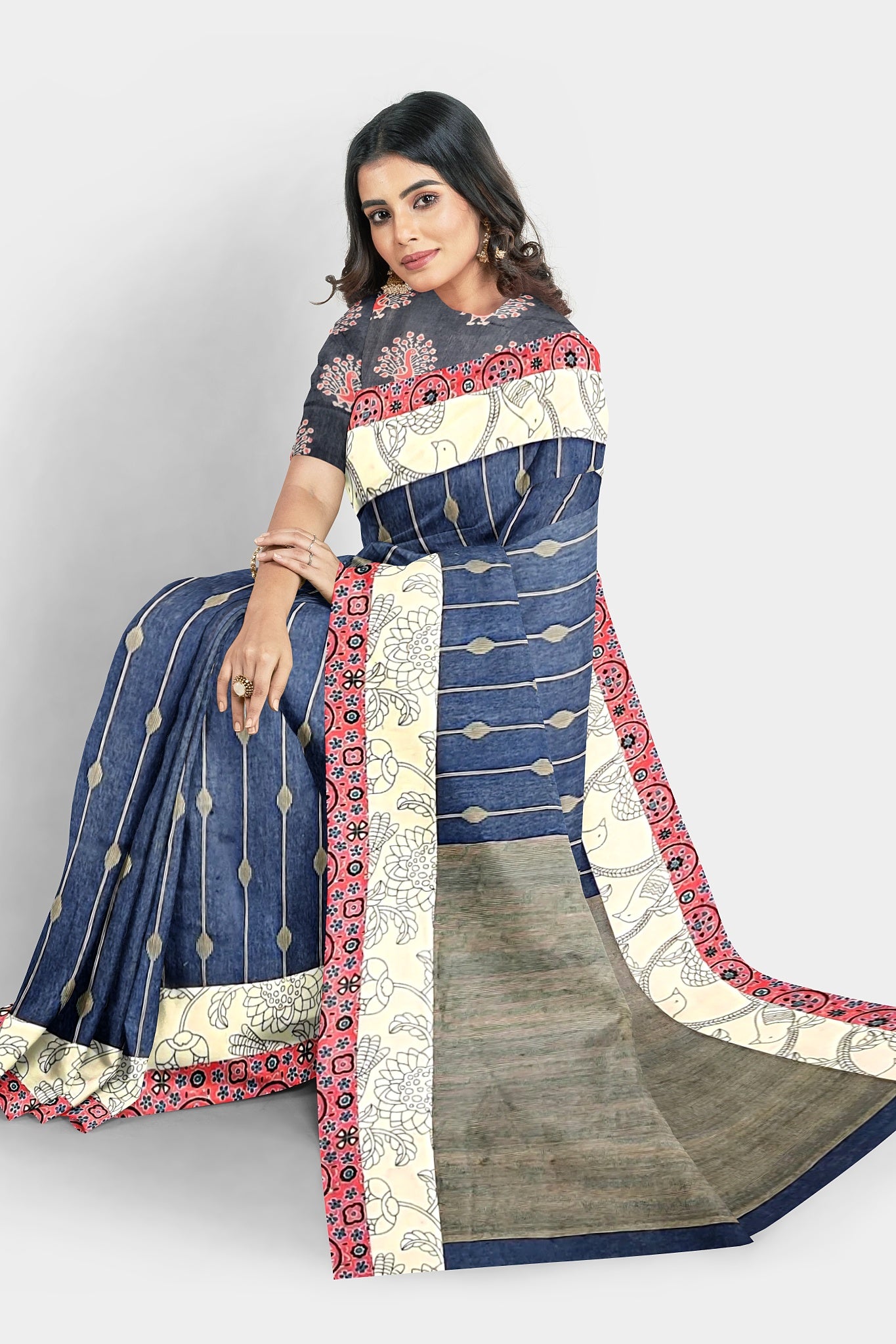 Vastra Bhandar Cotton Silk Saree